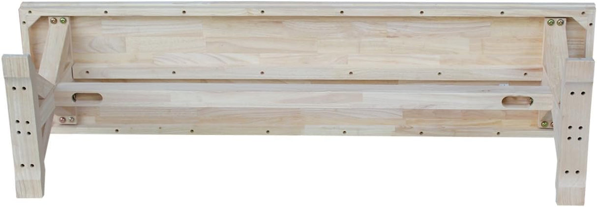 IC International Concepts International Concepts Canyon, Unfinished Bench, 60"