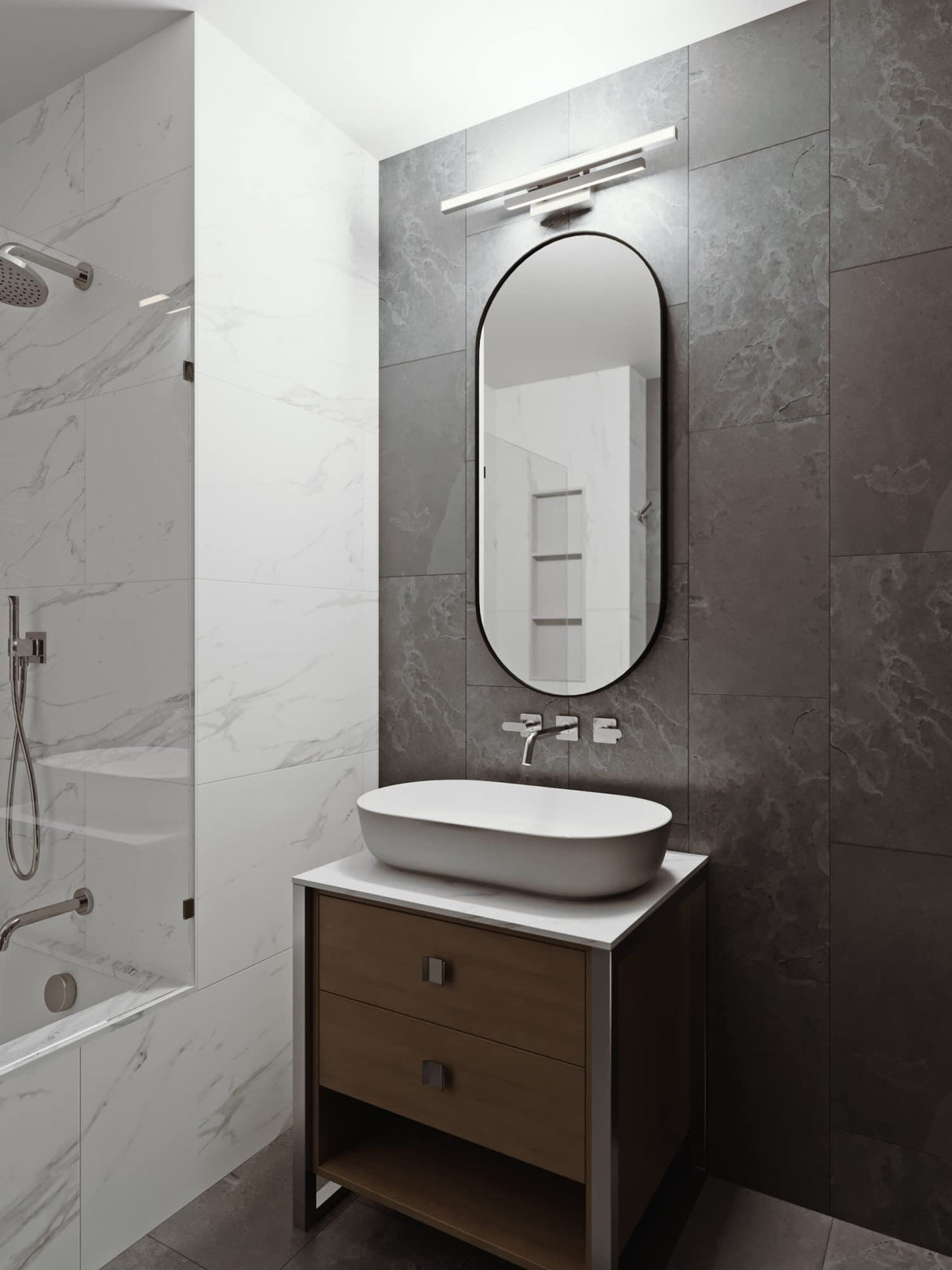 Indra 24" LED Vanity - Black