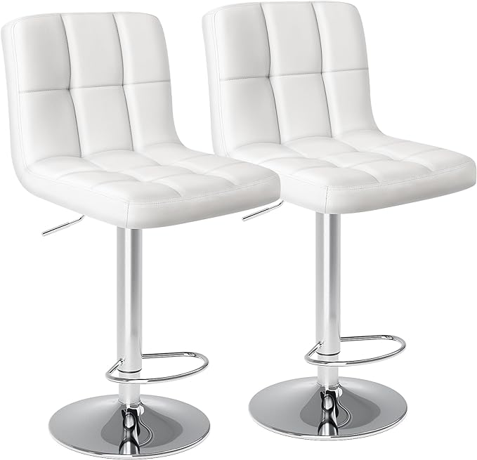 24 inch Counter Height Bar Stools, Upholstered Modern Kitchen Barstools