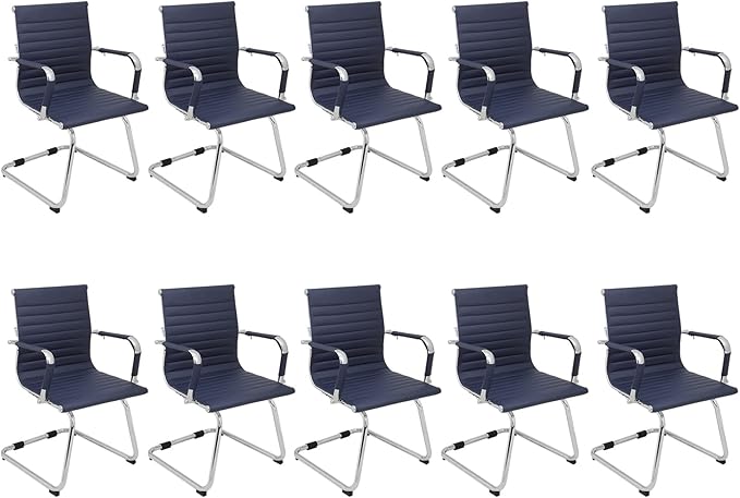 Conference Room Chairs Set of 6, 6 Pack Modern Office Guest Chairs