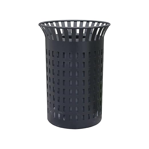 Heavy Duty Outdoor Trash Can, Commercial Trash Can for Street Park School Parking Beach