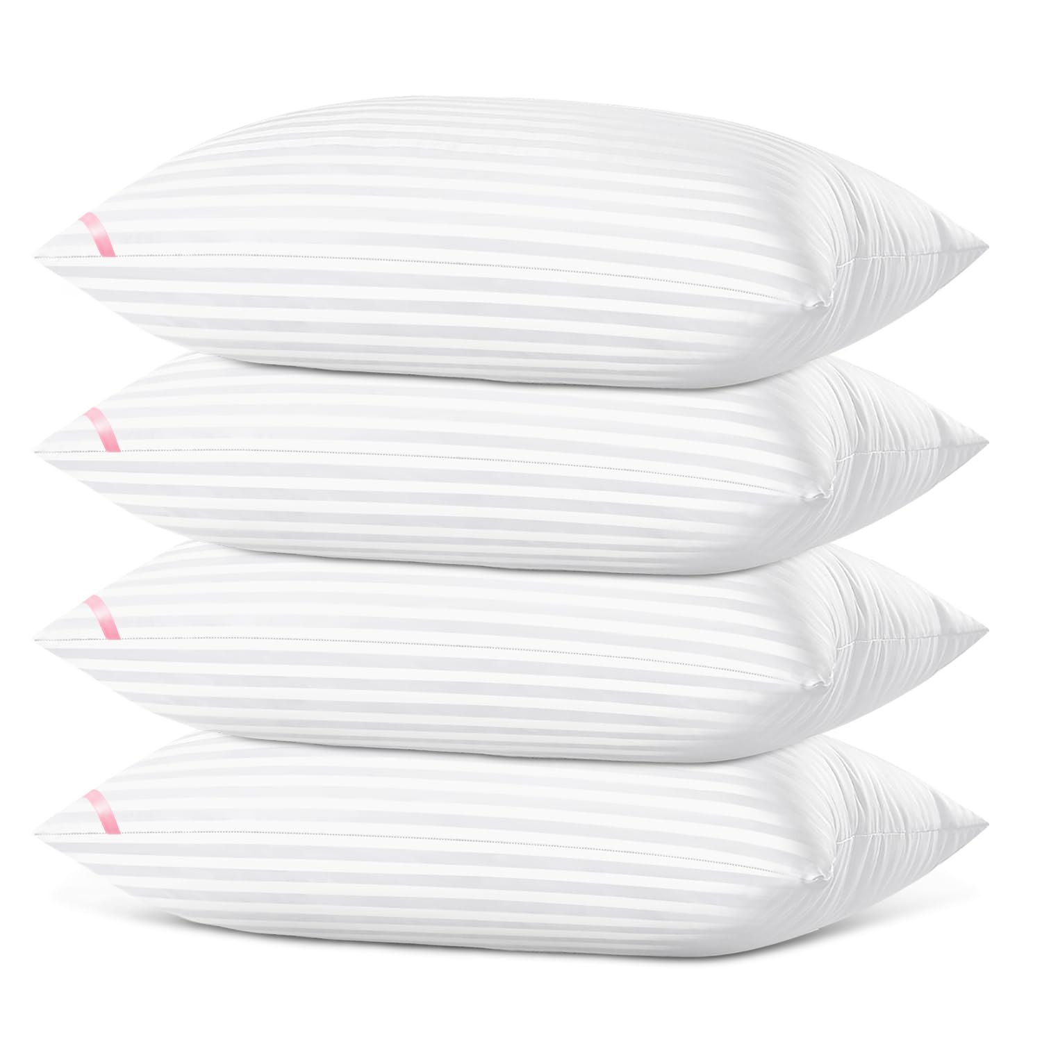 Bed Pillows for Sleeping 4 Pack Queen Size,Pillows for Side and Back Sleepers