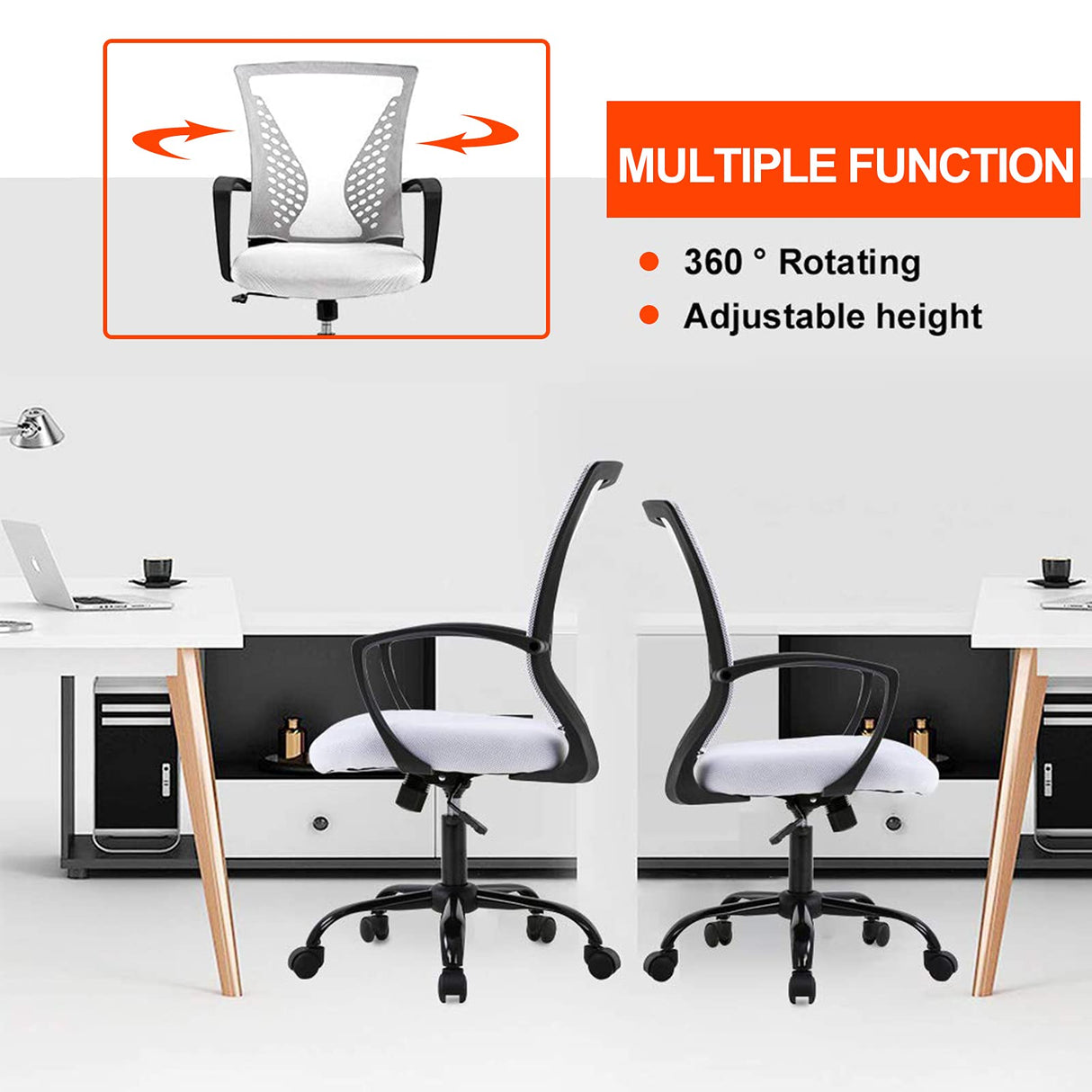 Conference Room Chairs Home Office Chair Ergonomic Desk Mesh Computer