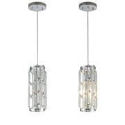 2 Pendant lamp Modern Pendant lamp, Mini Crystal Pendant lamp