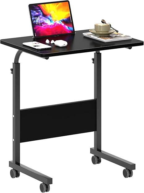 23.6 inch Adjustable Mobile Bed Table Portable Laptop Computer Stand Desks