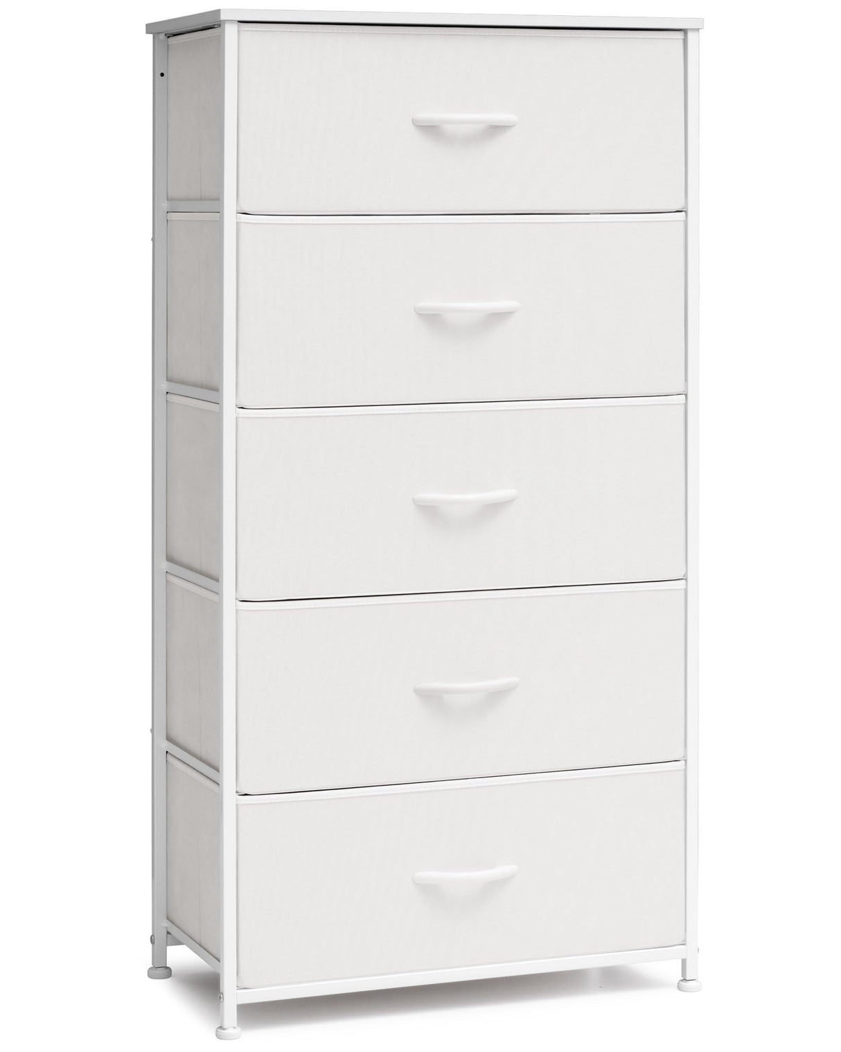 Vertical Dresser Storage Tower - Sturdy Steel Frame