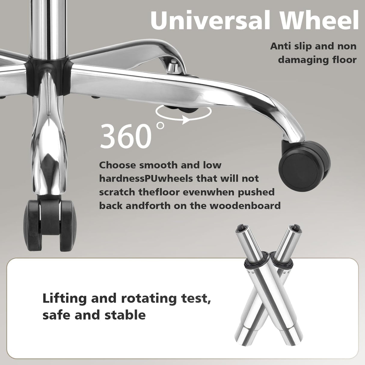 Heavy Duty Office Chair 600lbs - Big and Tall Executive Desk Chair with Footrest