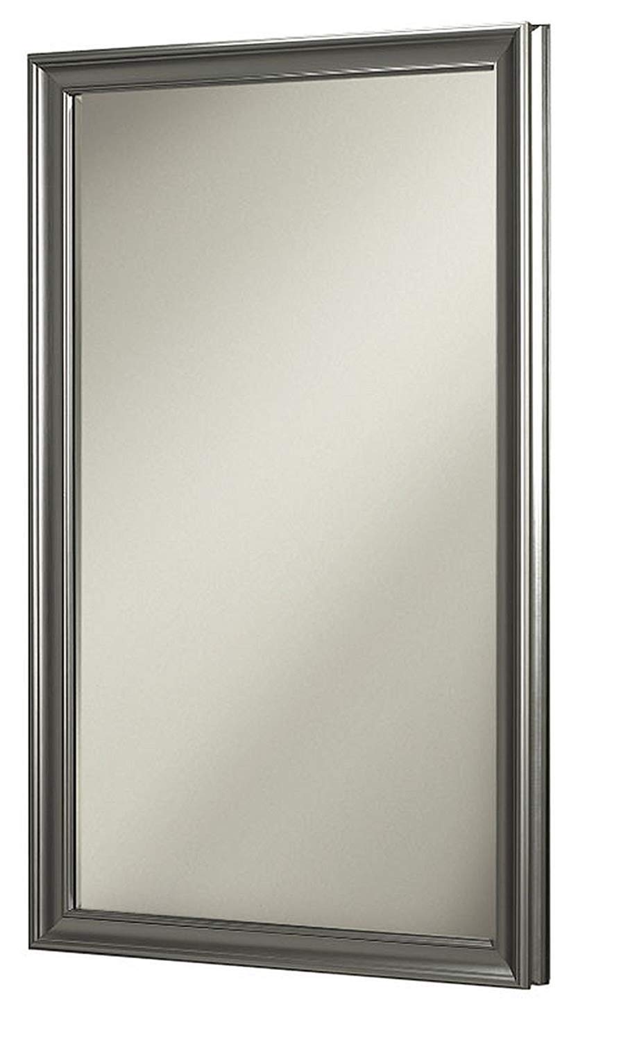 Ashton Collection Bath Cabinet, Satin Nickel