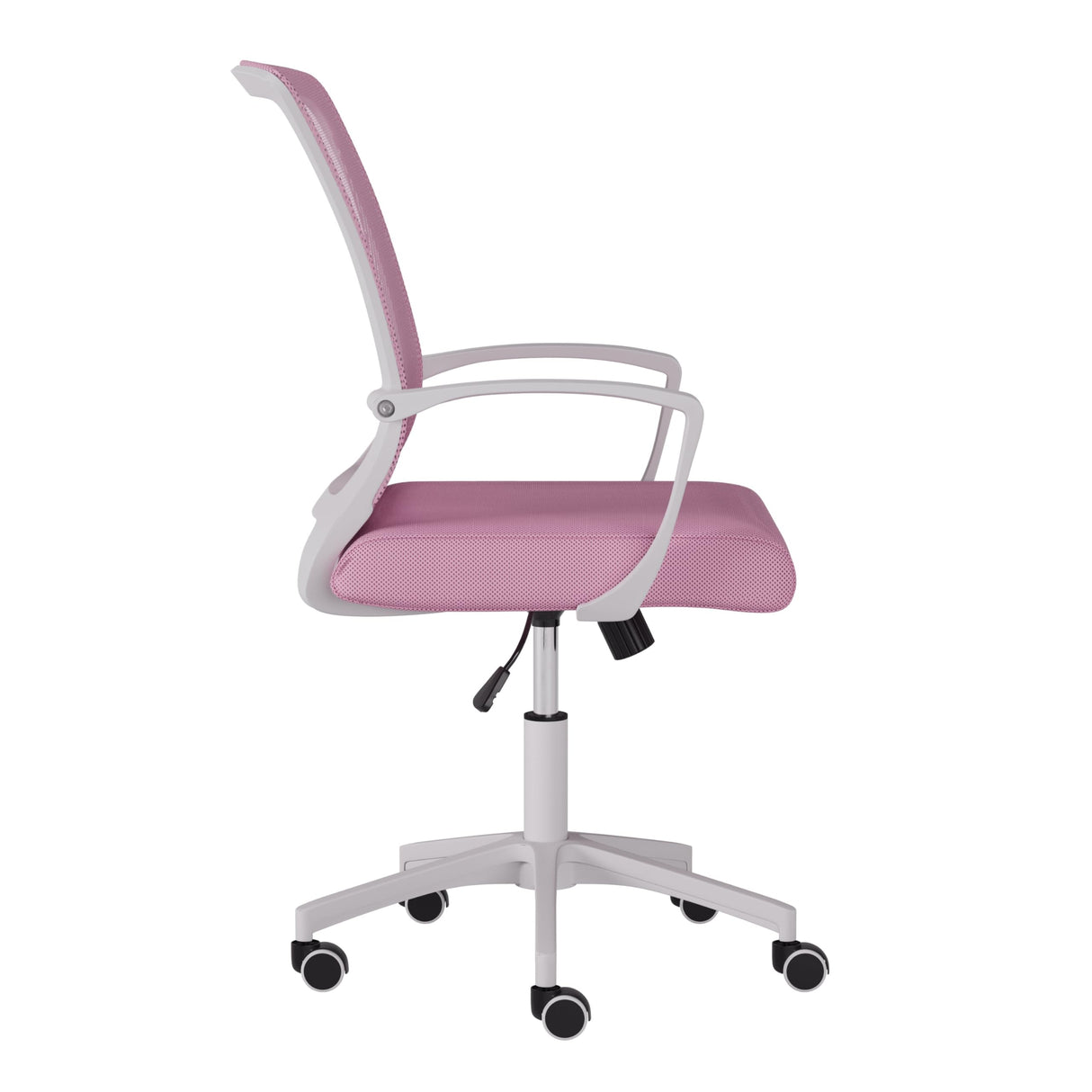 Mesh Back Ergonomic Height Adjustable Task Chair - for Home Office, Tilting, Padded Seat