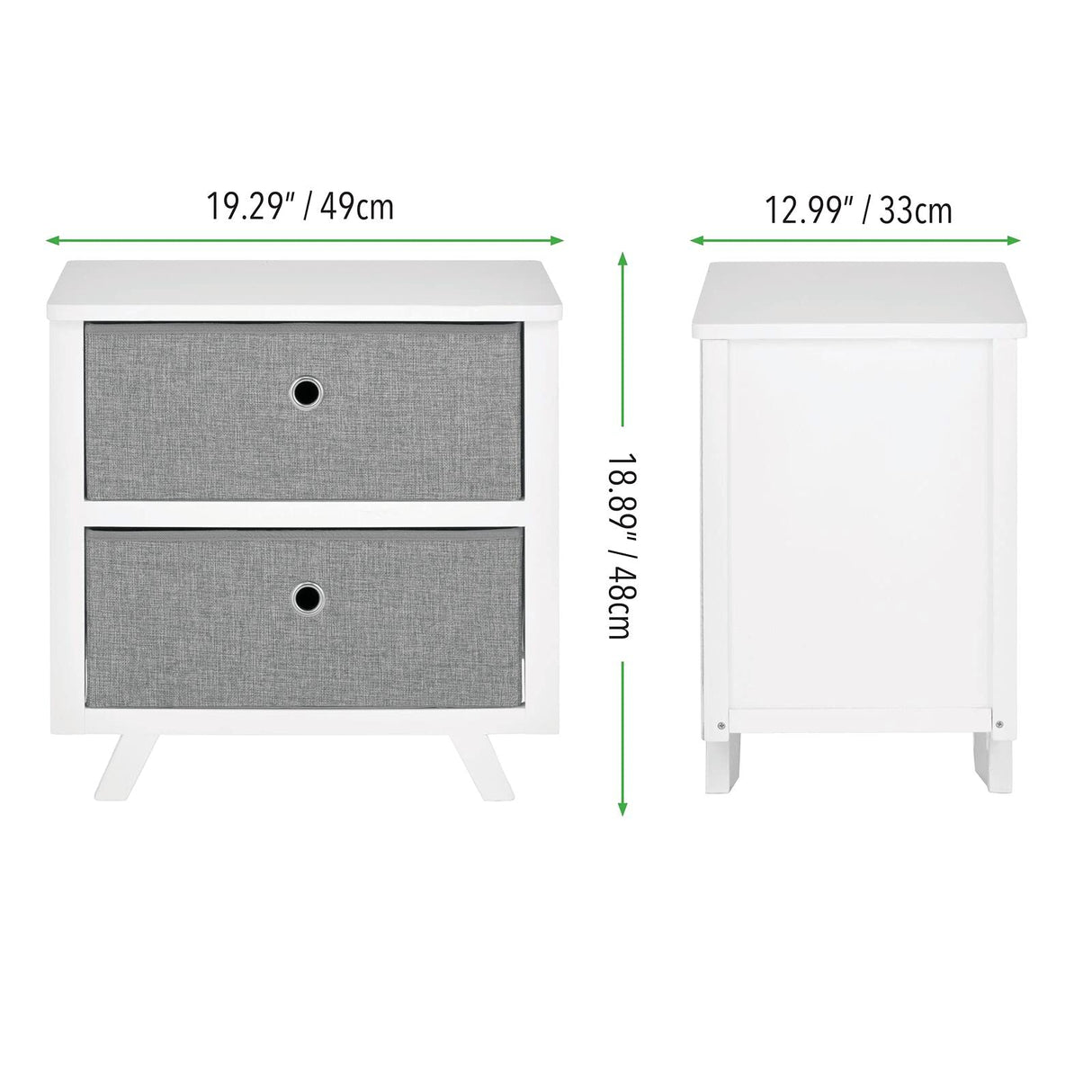 Mid-Century Modern Dresser Storage Organization Chest