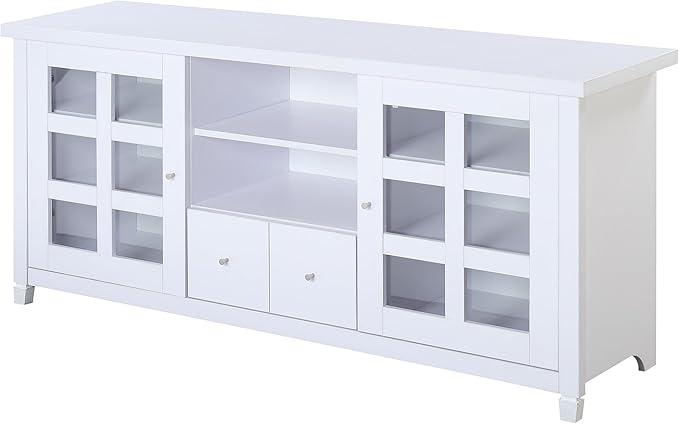 Newport Park Lane 1 Drawer TV Stand with Storage Cabinets and Shelves for TVs up to 65 Inches