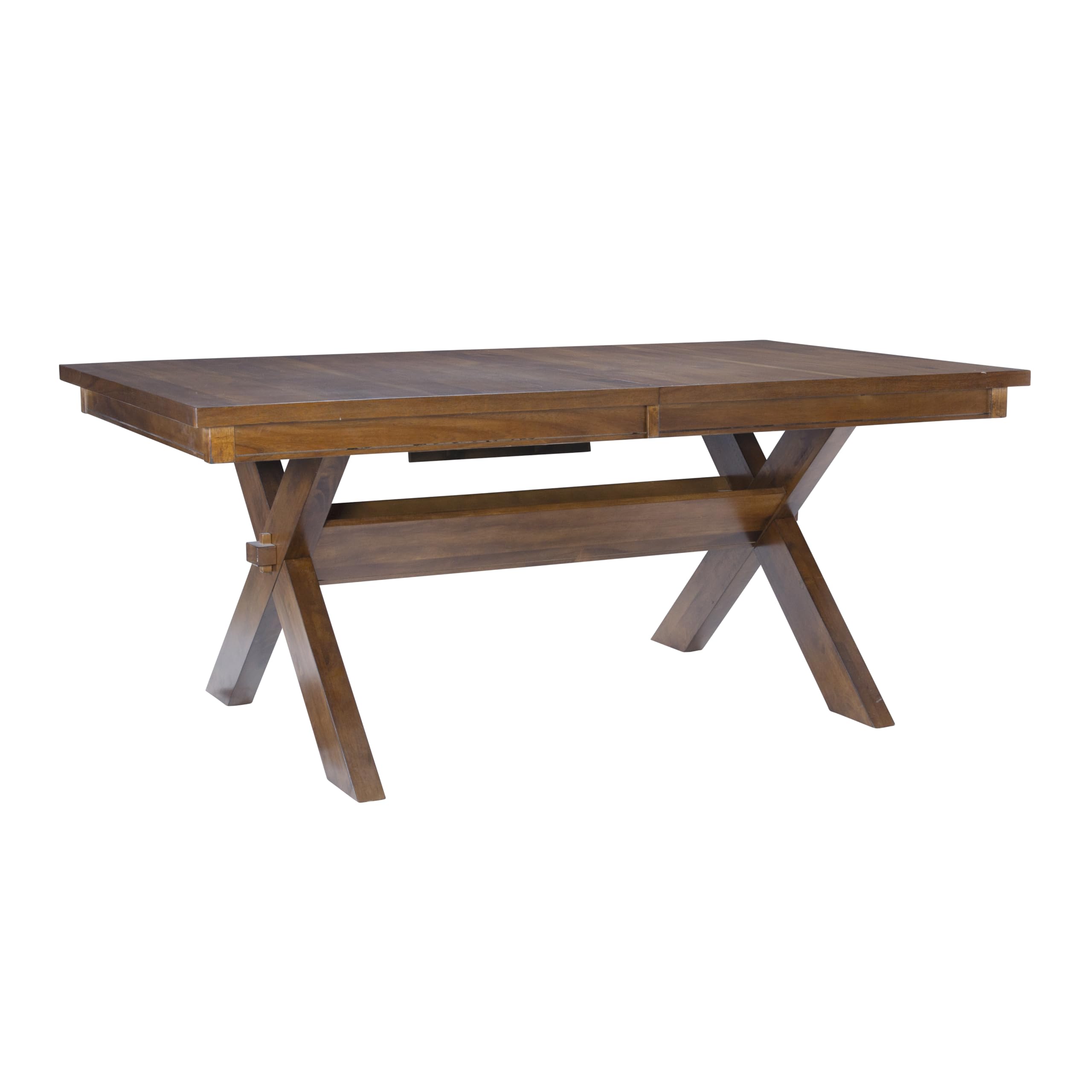 Kraven Dining Table, Dark Hazelnut Finish