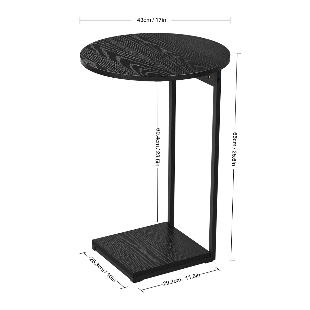 Sides Table Living Room, Small End Table for Small Space