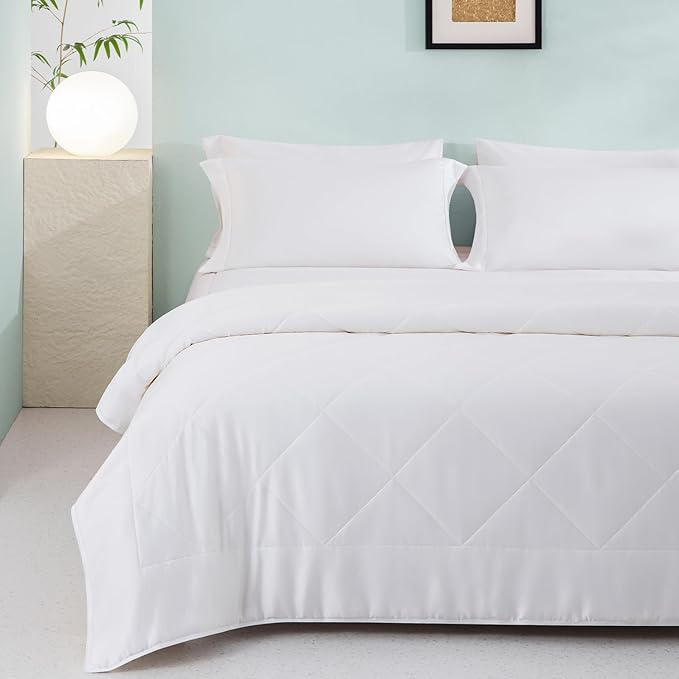 Luxury Lightweight Comforter, 100% Viscose from Bamboo Shell & Fill