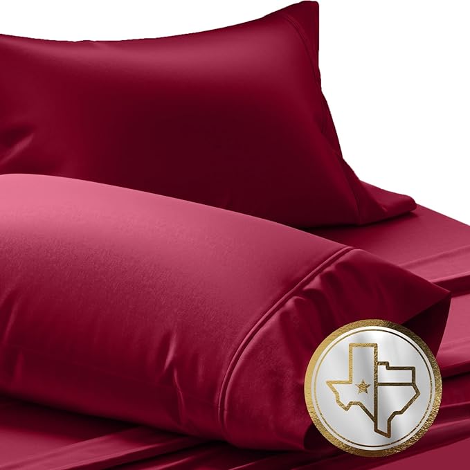 Luxury Egyptian Cotton King Pillow Cases Set of 2-1000 Thread Count Pillowcases