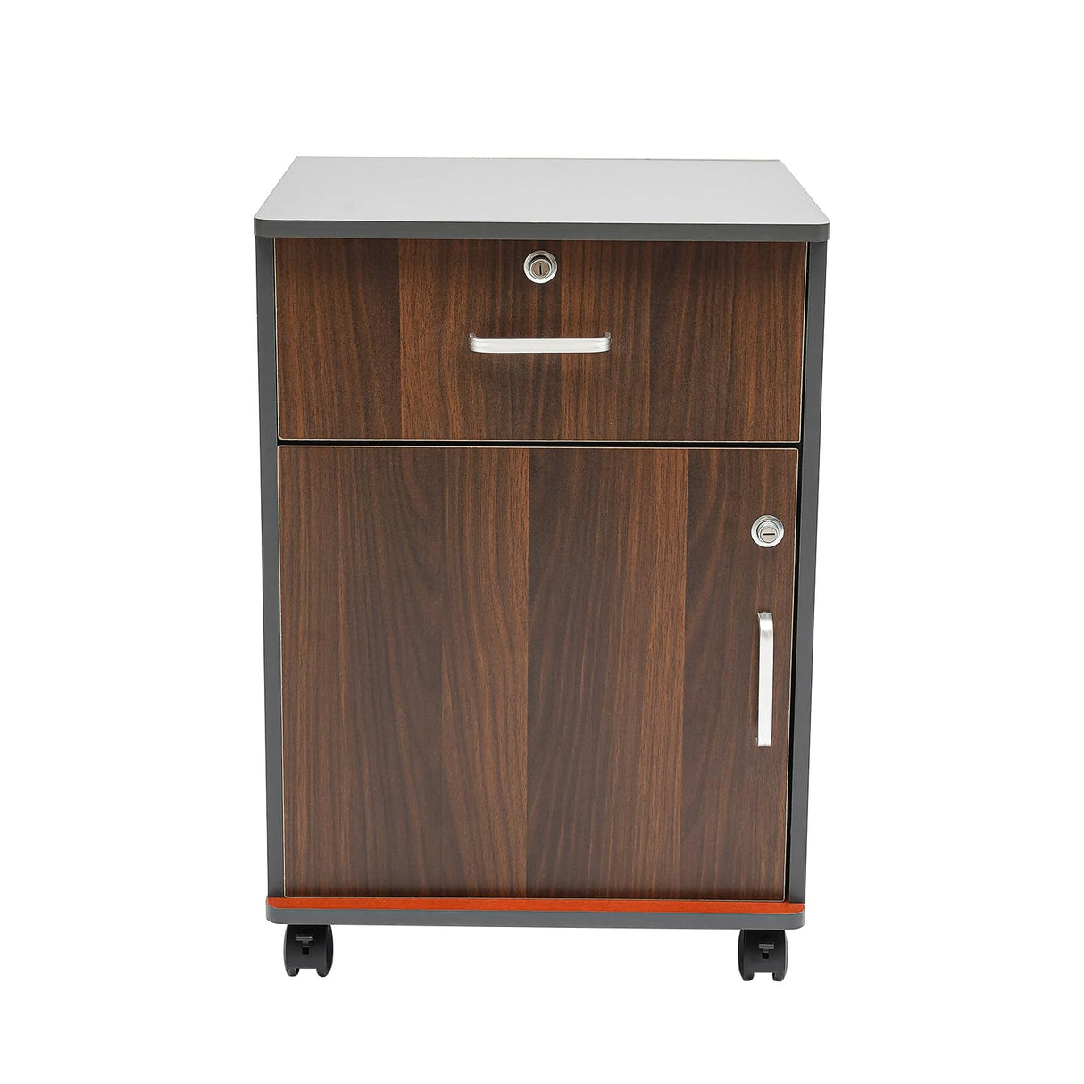 Mobile File Cabinet Rolling Printer Stand Vertical Filing Cabinet Organizer