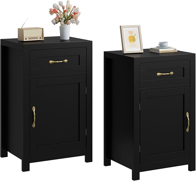 Night Stand Set of 2 Nightstands