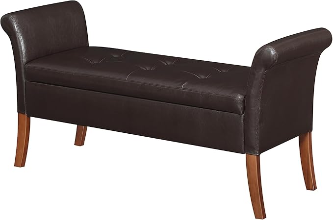 Concepts Designs4Comfort Garbo Upholstered Storage Bench