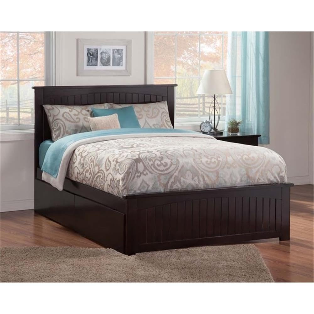 Nantucket Queen Storage Platform Bed in Espresso