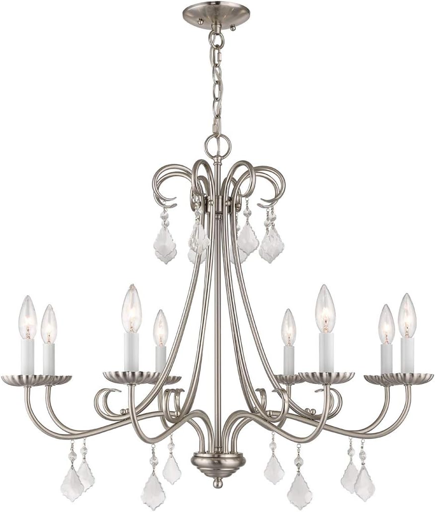 Lighting 40878-91 Chandelier, Brushed Nickel