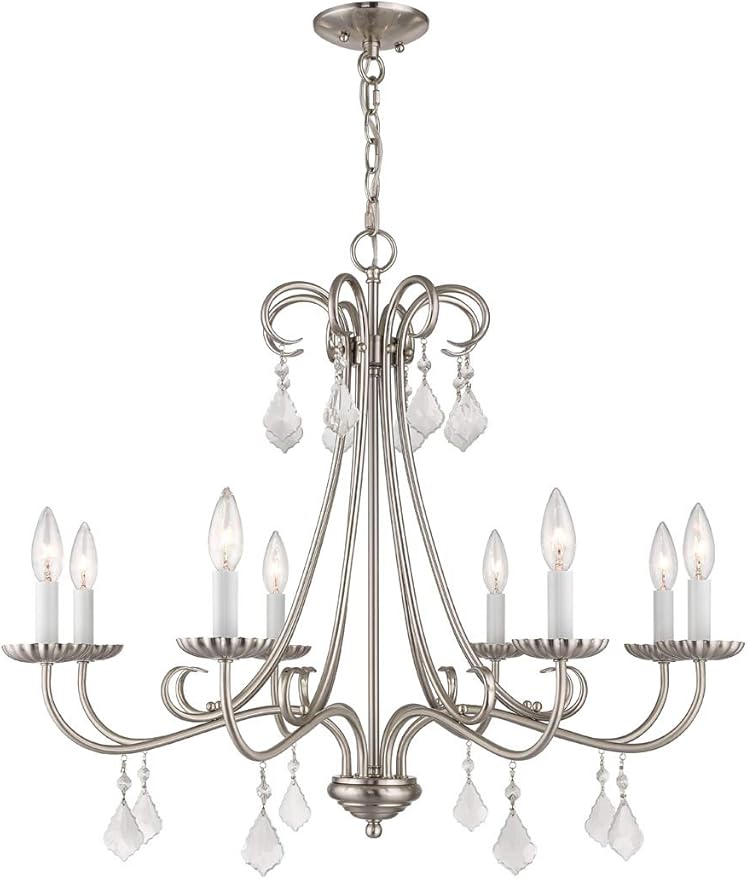 Lighting 40878-91 Chandelier, Brushed Nickel