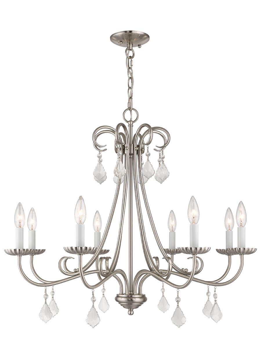Lighting 40878-91 Chandelier, Brushed Nickel