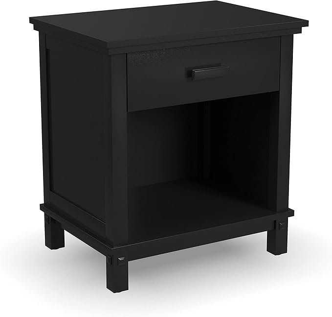 Oak Park Nightstand, Black