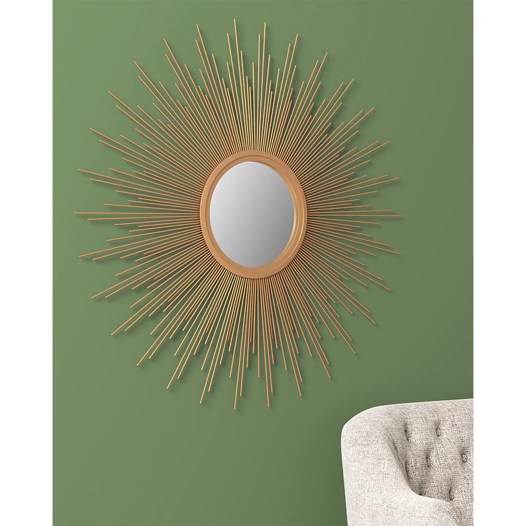 Sunburst Wall Decor Mirror 14.5" D