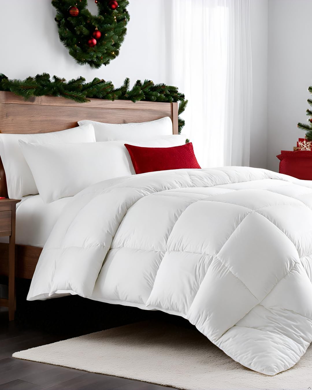 Down Alternative Comforter King Size - Fluffy Duvet Insert - Premium Plush All Season