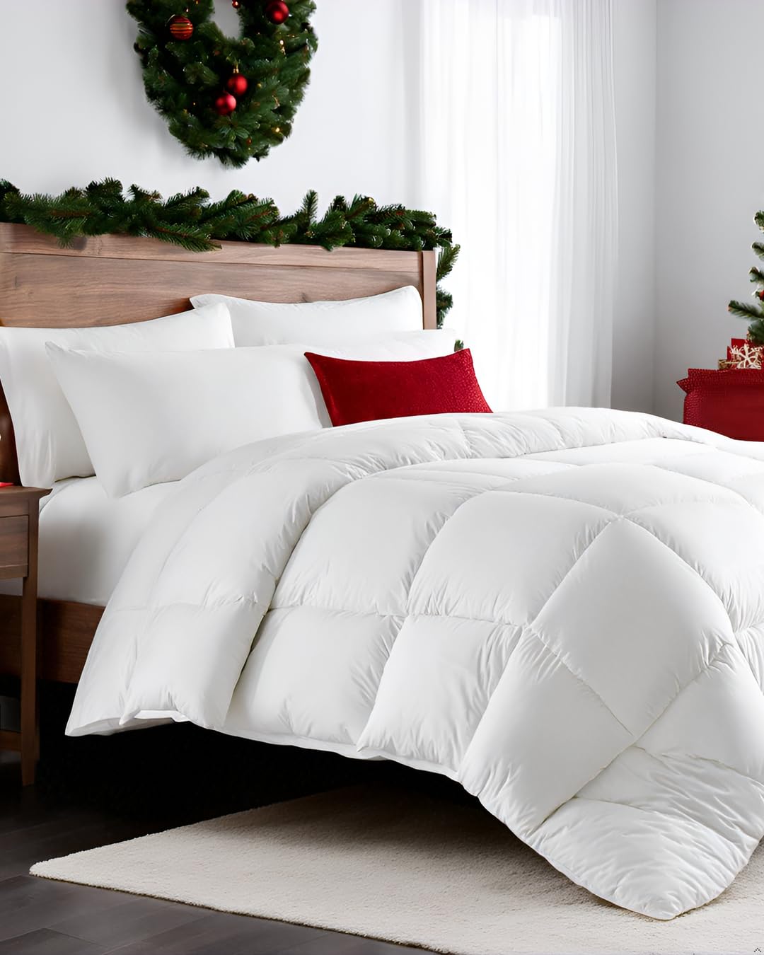 Down Alternative Comforter King Size - Fluffy Duvet Insert - Premium Plush All Season