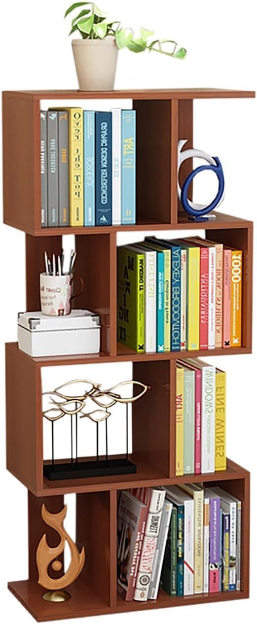 Bookcase Creative Bookshelf Multi-Layer Floor-to-Ceiling Bookcase Home Study Book Storage
