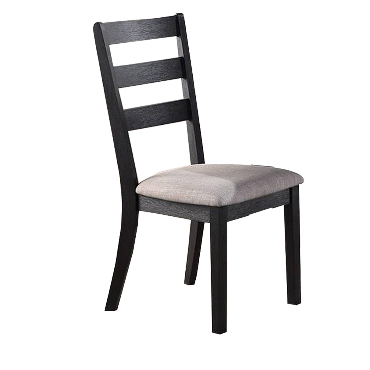 Piece Dining Set, Rectangular Table, 6 Padded Chairs, Finish, Espresso and Gray