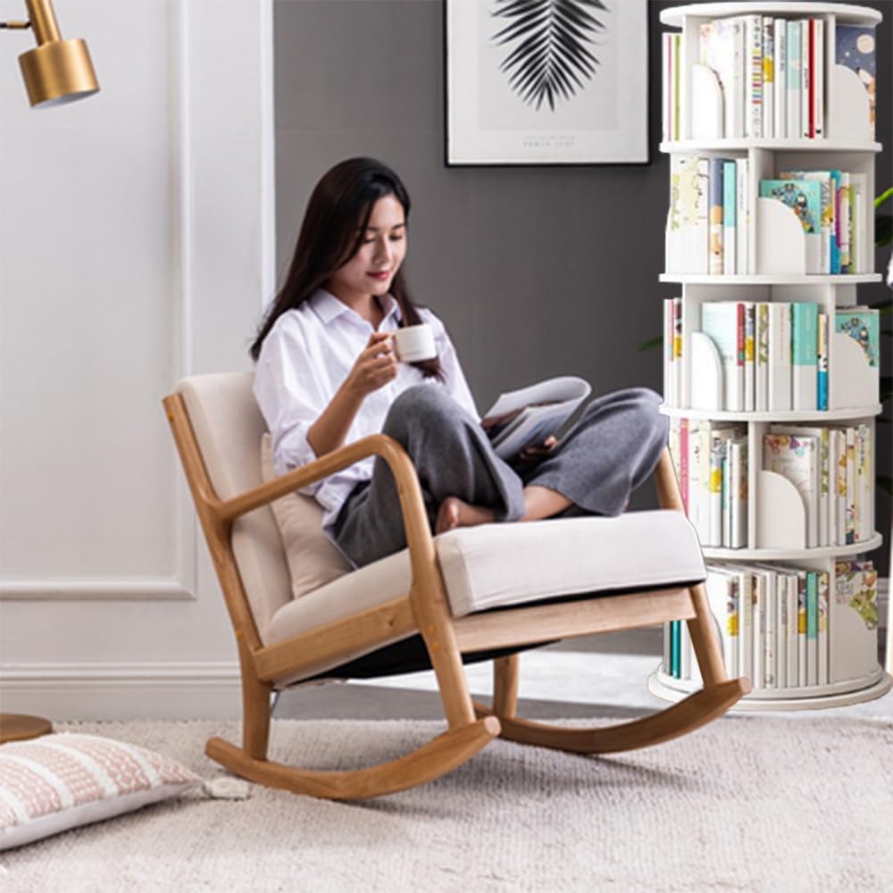 Rotating Bookshelf, Floor Saving Children's Picture Book Shelf, Simple Bookshelf