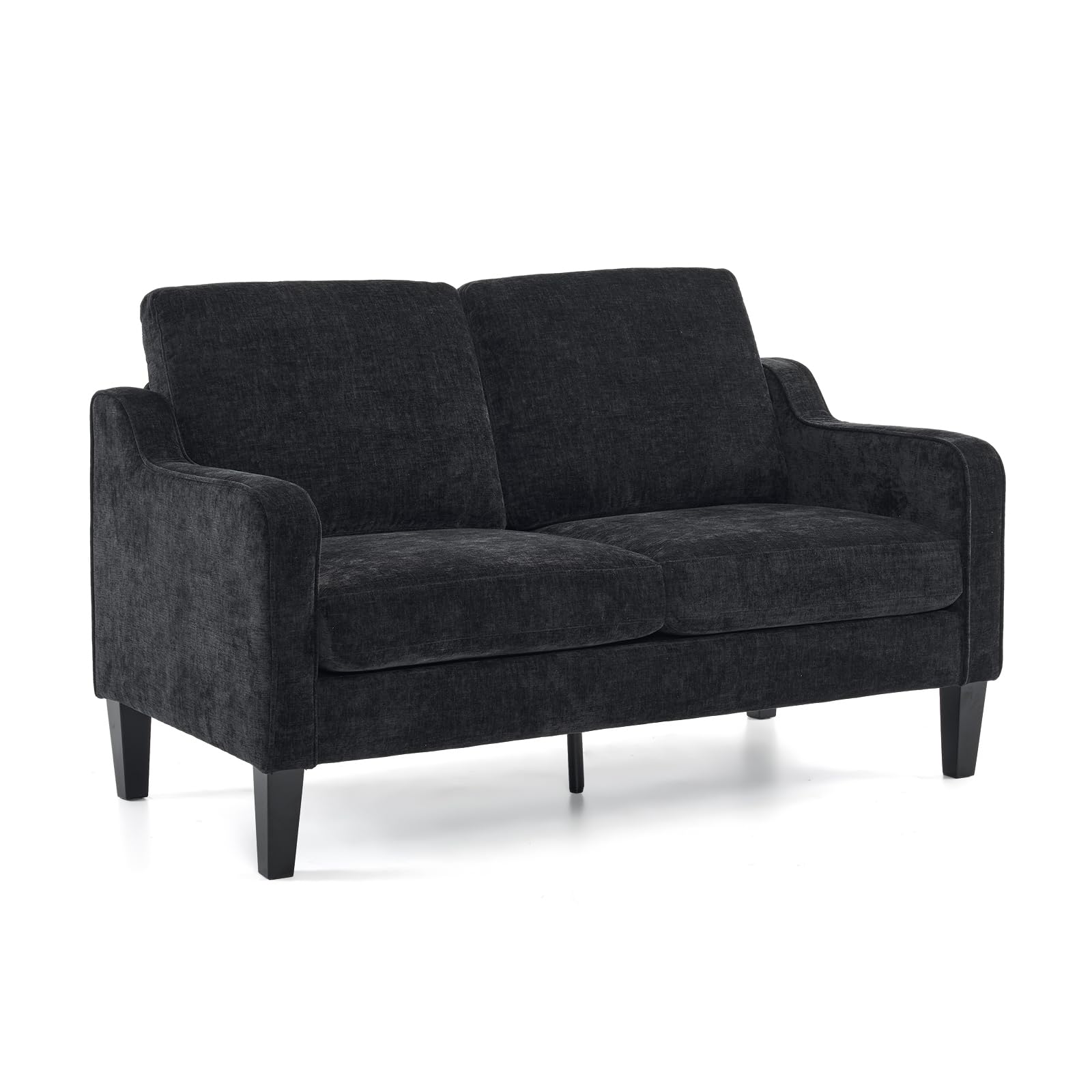 Century Modern Loveseat Sofa Couch, Living Room 53" Love Seat 2 Seater Upholstered Comfy Couches