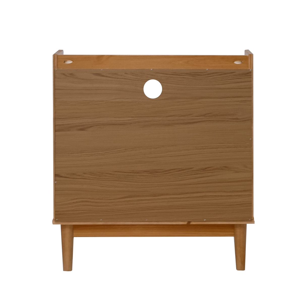 Blythe Mid-Century Modern Tray-Top Storage Nightstand