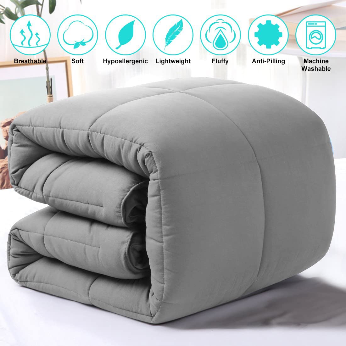 Linen All Season Export Quality Comforter 100% Egyptian Cotton 800TC 1pc Comforter