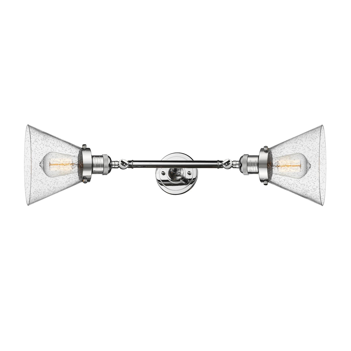 Innovations 208-BAB-G43 2 Light Bathroom Fixture, Black Antique Brass