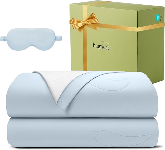 Cotton Comforters Queen Size, Breathable Lightweight Comforter, All Season Bedding to