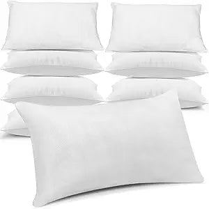 8 Pcs Queen Size Pillows for Sleeping Standard Size Pillows Bulk Bed Pillow