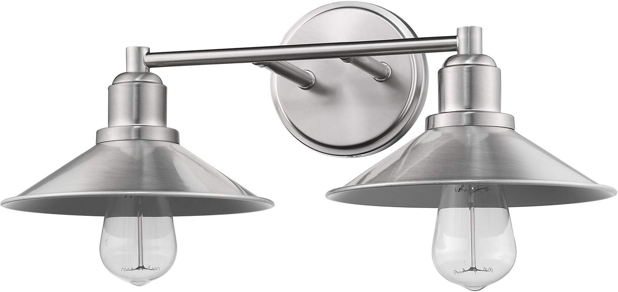 Z-Lite 613-2V-PN 2 Light Vanity, Polished Nickel