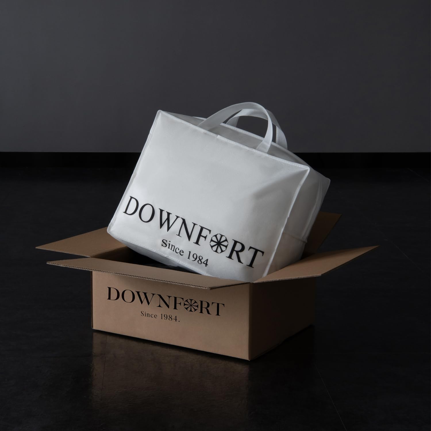 Premium Hungarian Goose Down Feather Comforter Grey King Size, Fluffy Down Duvet