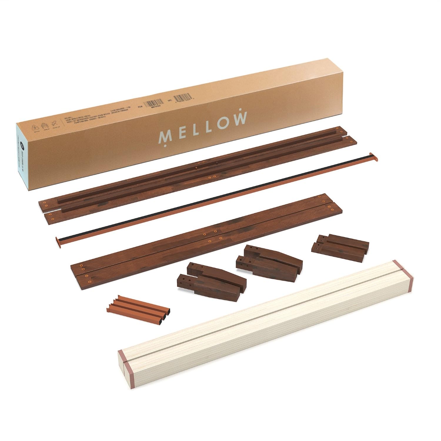 Naturalista Classic - 12 Inch Solid Wood Platform Bed with Wooden Slats