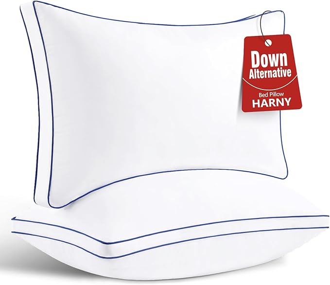 Bed Pillows for Sleeping, King Size Set of 2, Luxury Hotel Quality