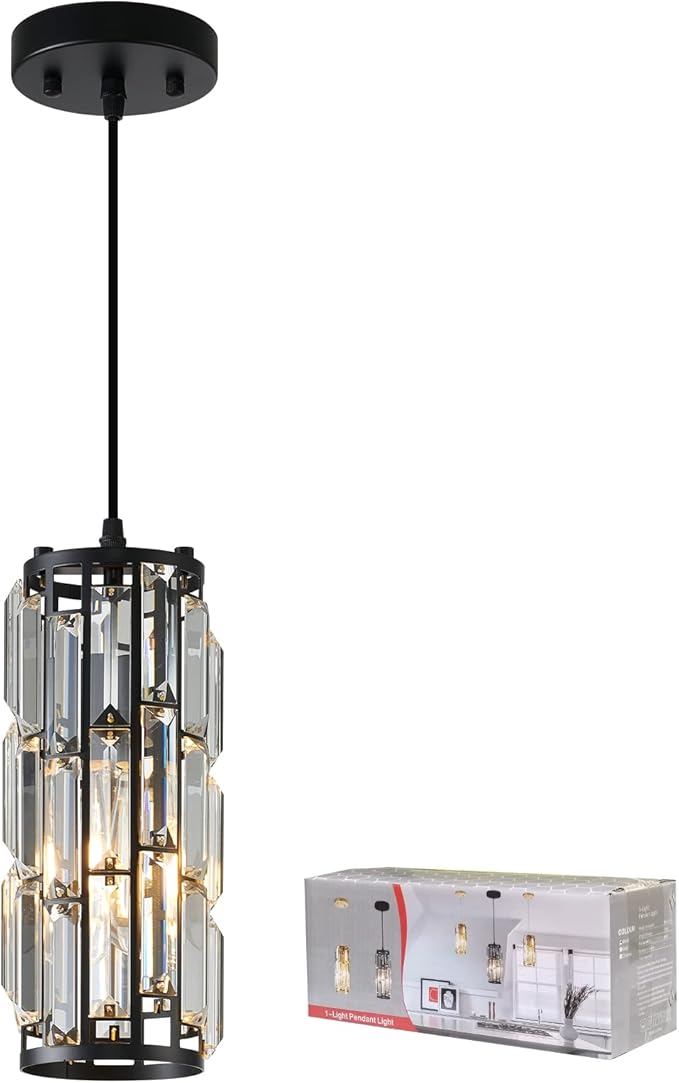 2 Pendant lamp Modern Pendant lamp, Mini Crystal Pendant lamp