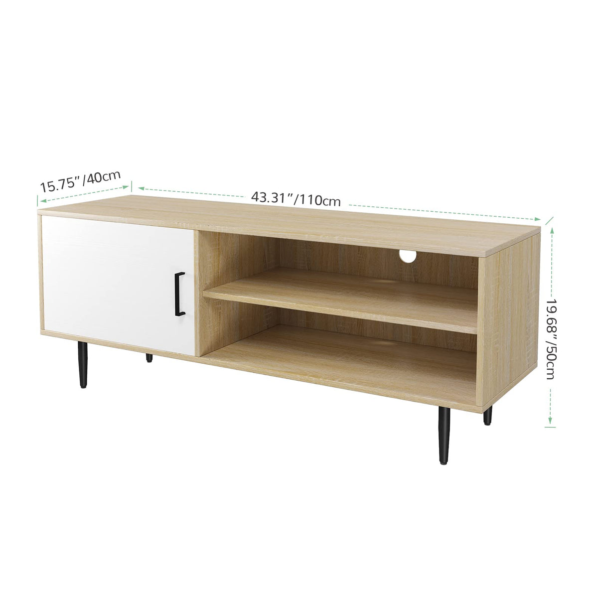 TV Stand for TV's up to 50 Inches, Television Stands and Shelves Entertainment Center