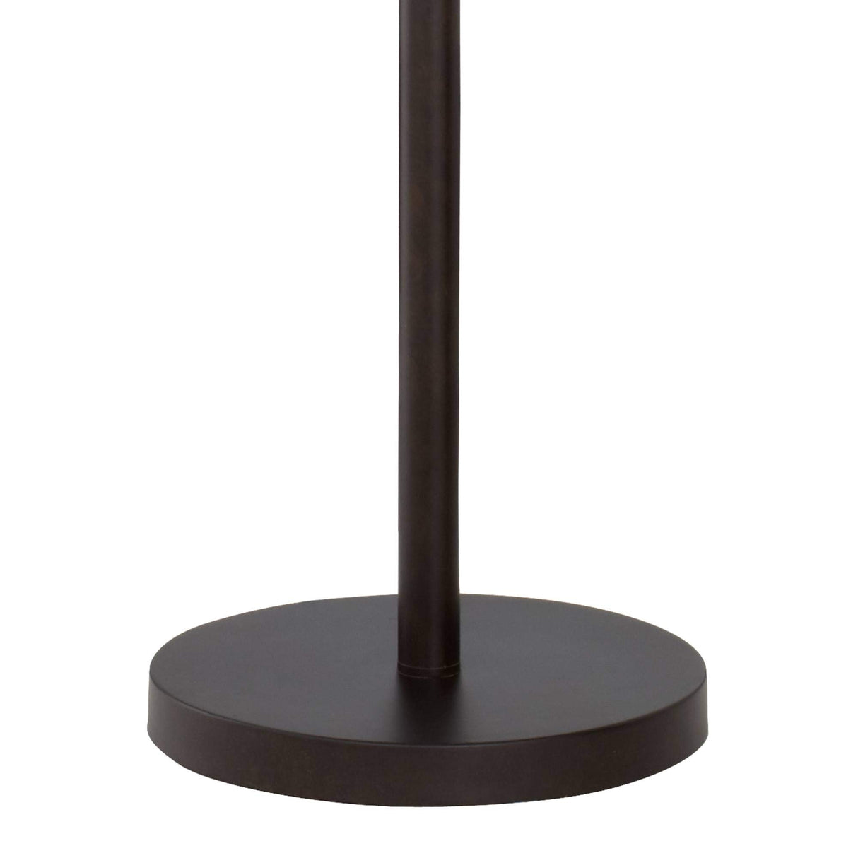 Franklin Iron Works Tremont Modern Mid Century Floor Lamp Standing 62" Tall Deep Bronze Metal Tan Burlap Drum Shade for Living Room Reading Bedroom Office House Home Decor