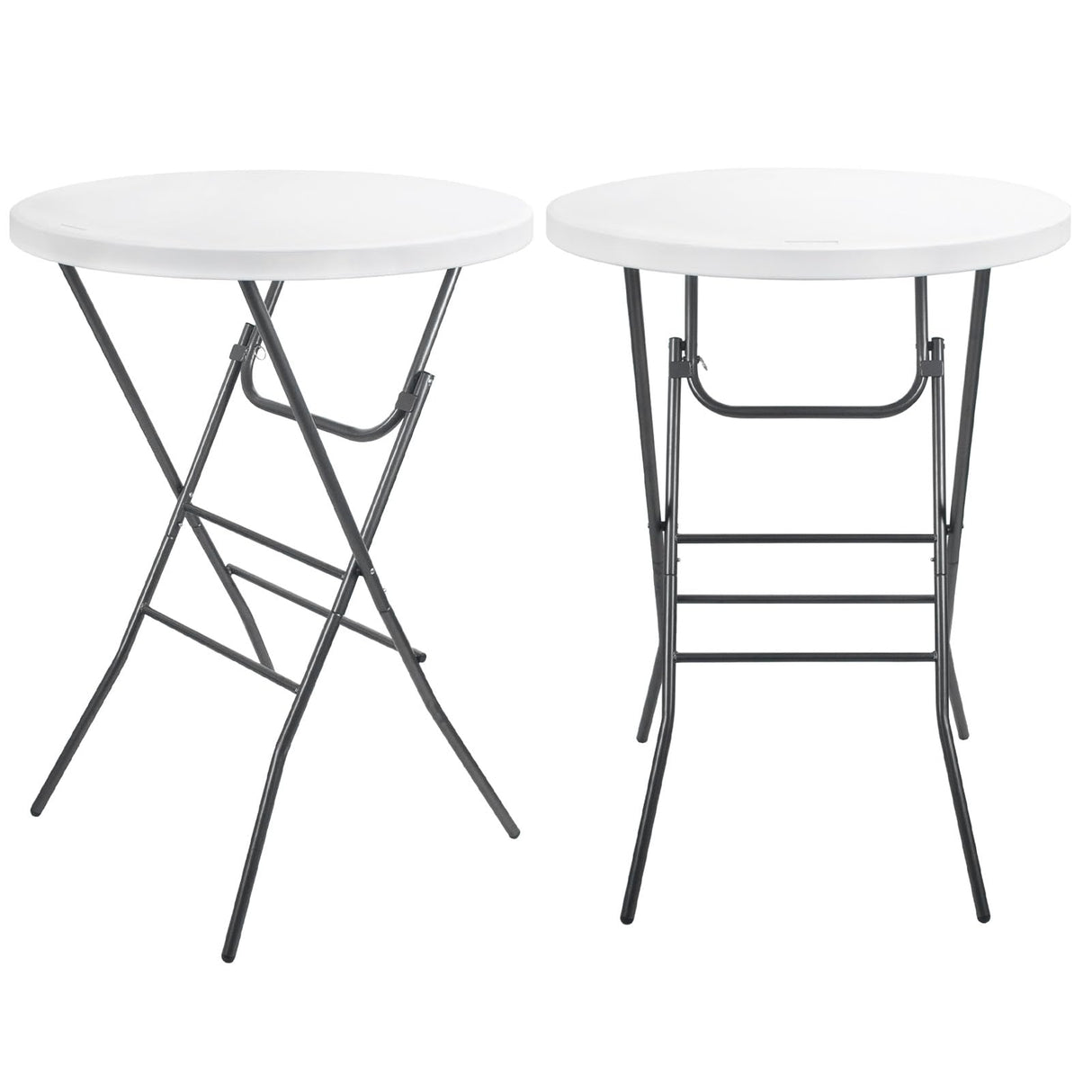 Cocktail Table 28in Hightop Table Round Folding Portable Bistro