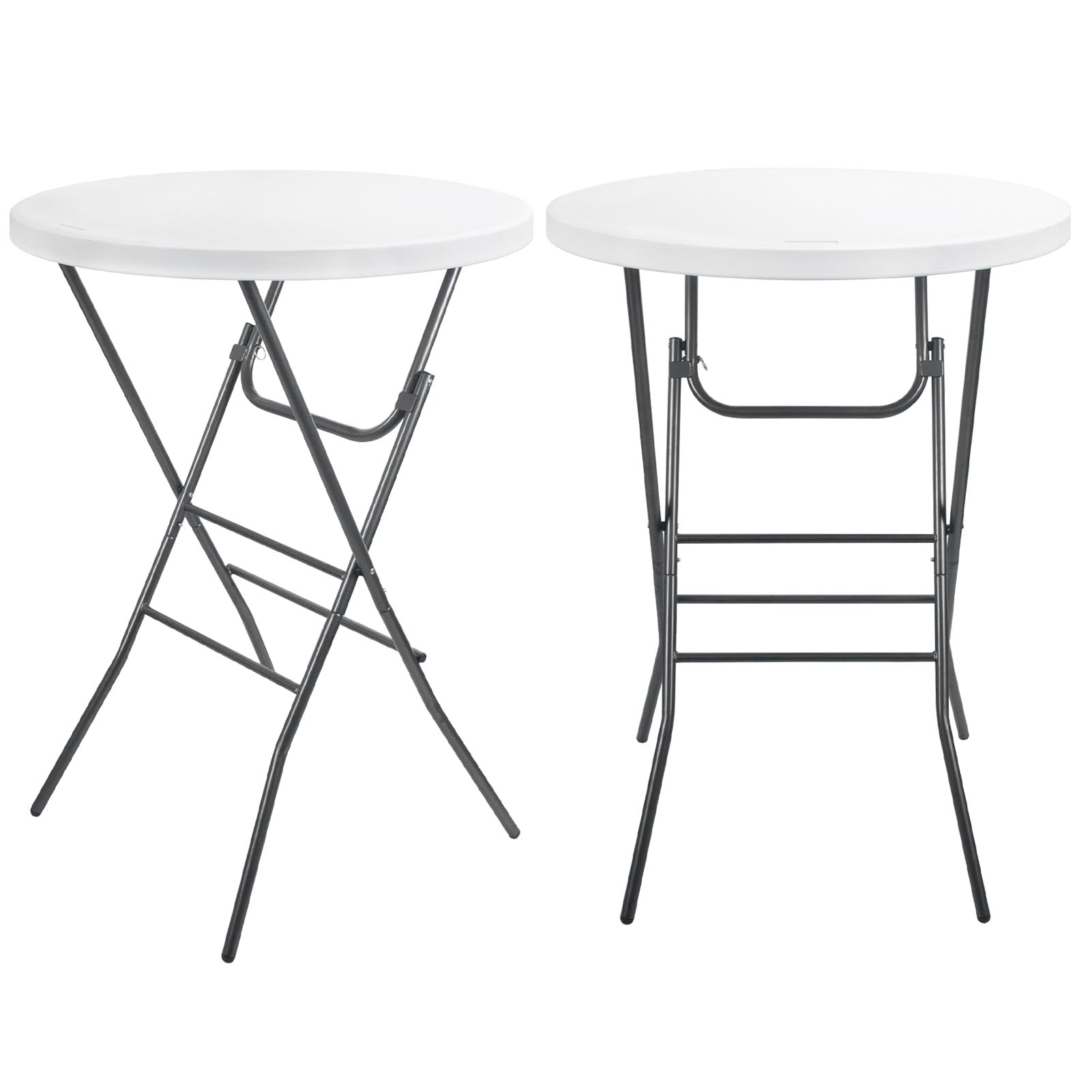 Cocktail Table 28in Hightop Table Round Folding Portable Bistro