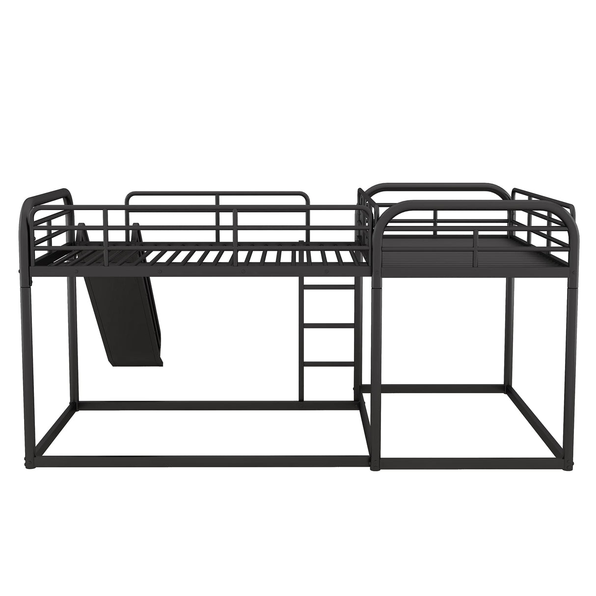 L Shaped Bunk Bed for 4, Quad Bunk Bed Twin Size