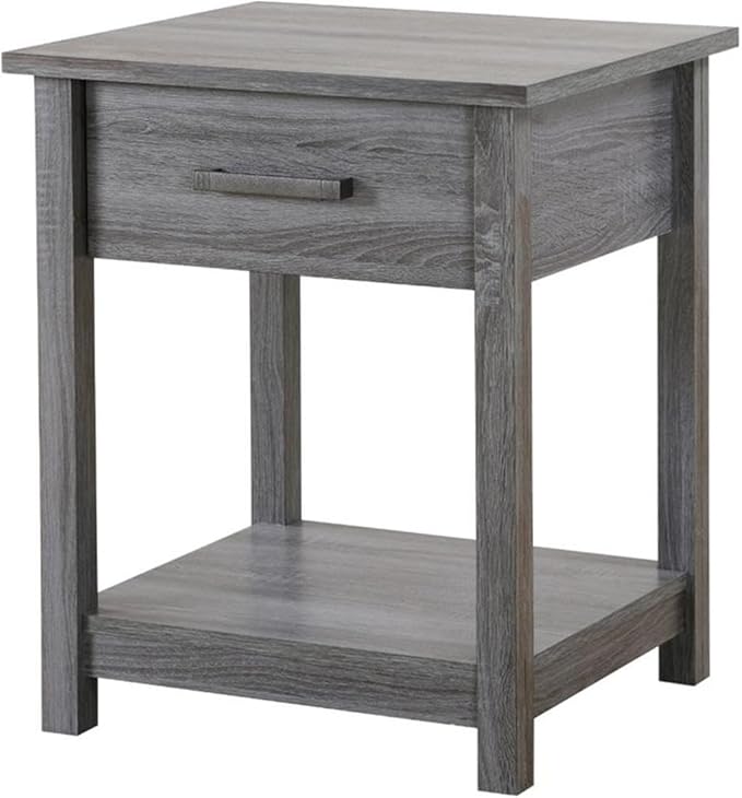 Salem 1 Drawer Nightstand in Sandle Wood
